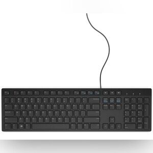 NIB Dell KB216 USB Keyboard - Black